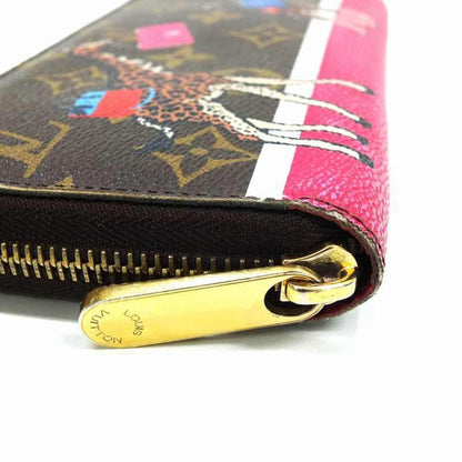 LOUIS VUITTON Zippy M62085 Wallet 2017 Holiday Collection Monogram Round Long Giraffe