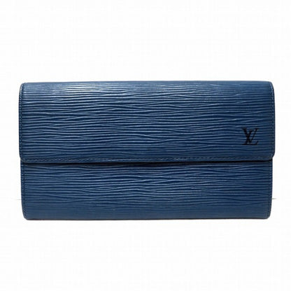 LOUIS VUITTON Epi Pochette Porto Mone Credit M63565 Long Wallet Bifold Unisex