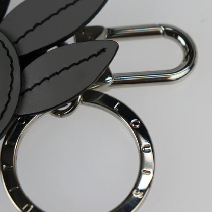 LOUIS VUITTON Portocre Animal Rabbit Keychain M63224 Monogram Eclipse Leather Black Gray Silver Metal Fittings Key Ring Bag Charm