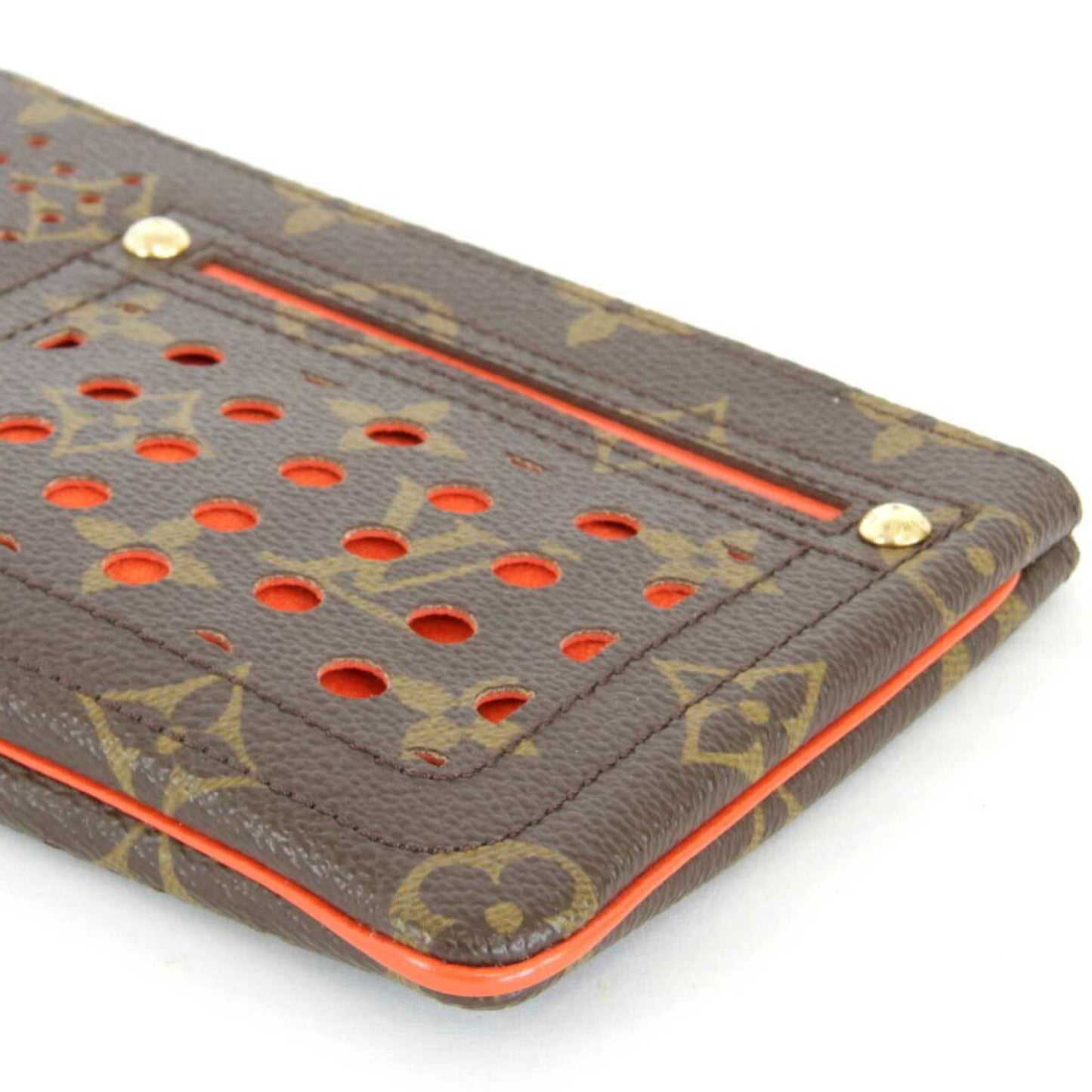 LOUIS VUITTON Pochette Plat M95187 Pouch Monogram Perfo Women's