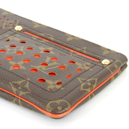LOUIS VUITTON Pochette Plat M95187 Pouch Monogram Perfo Women's
