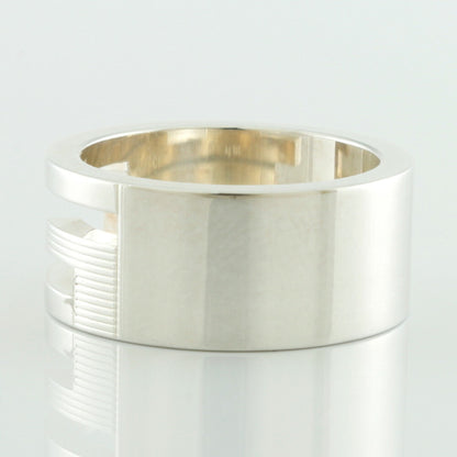 Gucci SV925 Ring G Mark 7.5 # 8 Silver Ladies 925