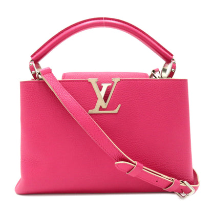 LOUIS VUITTON CapucinePM Pink Taurillon Clemence Leather leather M94519