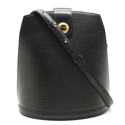 LOUIS VUITTON Epi Cluny Shoulder Bag Leather Noir Black M52252