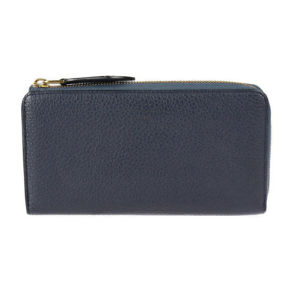 LOUIS VUITTON Portefeuille Comet Long Wallet M68582 Taurillon Leather Blue Marine Gold Metal Fittings L-shaped Zipper Japan Limited Sale