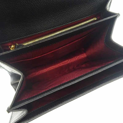 Gucci Zumi Small Women's Shoulder Bag 576388 Leather Black