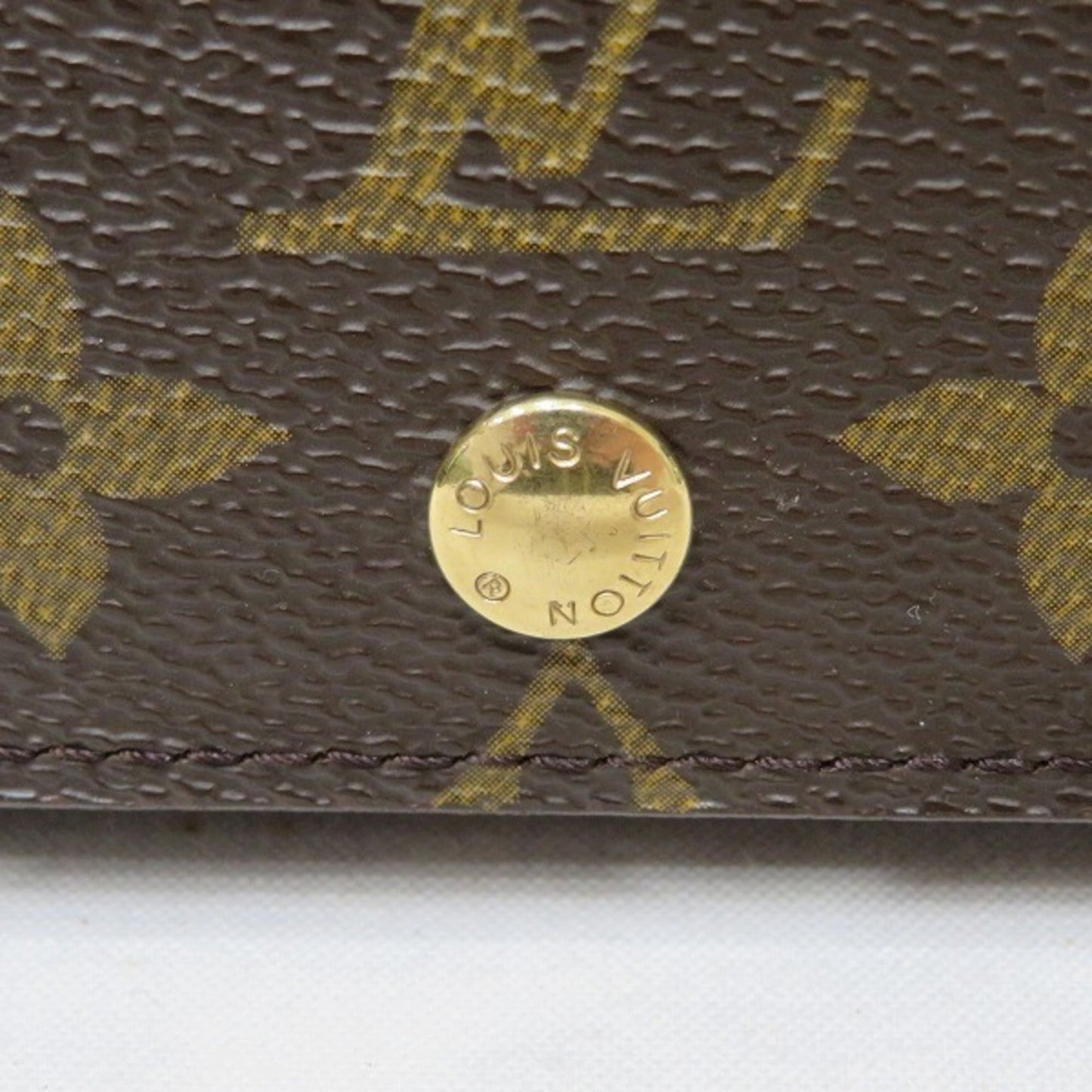 LOUIS VUITTON Monogram Portomone Bie Tresor M61730 Wallet Bifold Women's