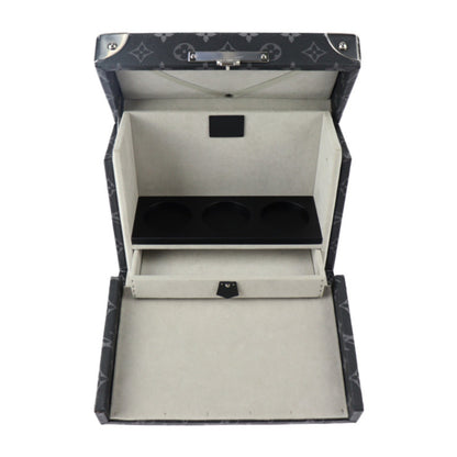 LOUIS VUITTON Fragrance Box Other Bag M20078 Monogram Eclipse Leather Black Silver Hardware Trunk Vanity