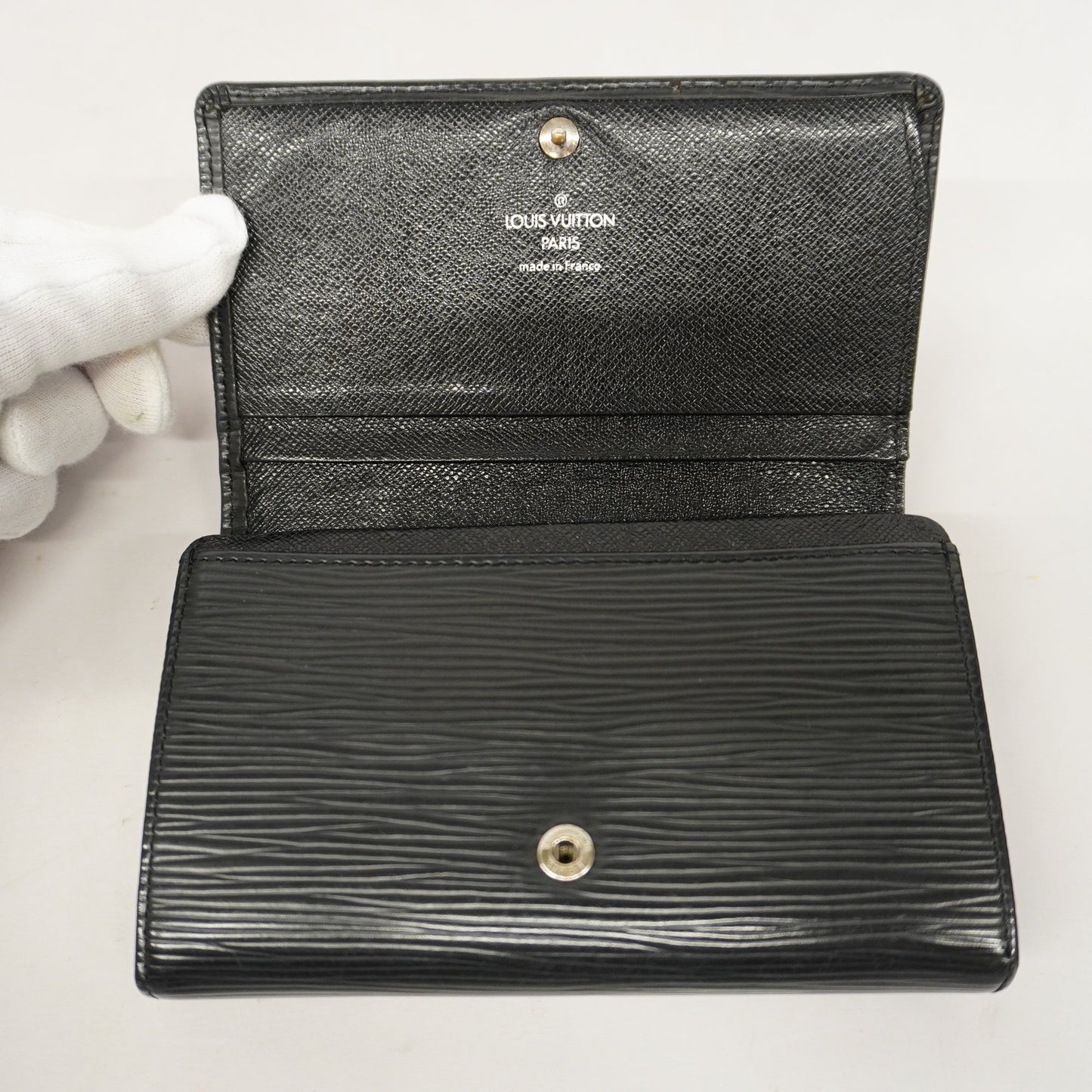 LOUIS VUITTONAuth  Epi Porte Monnaie Billets Tresor M63502 Women's Wallet