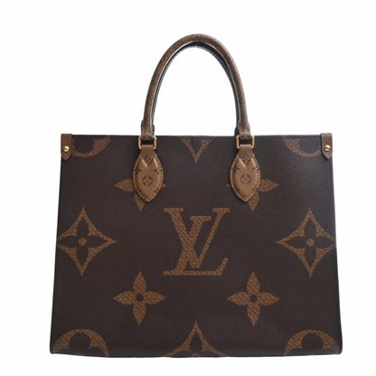 LOUIS VUITTON Monogram Giant Reverse On the Go MM Handbag M45321 Brown Women's