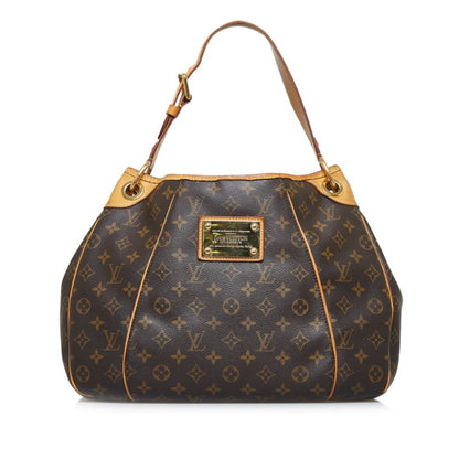 LOUIS VUITTON Monogram Galliera PM Shoulder Bag M56382 Brown PVC Leather Ladies