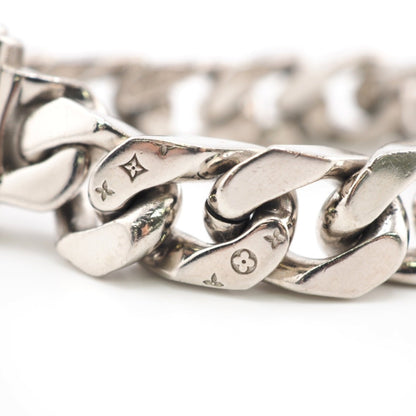 LOUIS VUITTON M68273 Bracelet LV Chain Links M Silver Men's