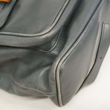 Gucci Bamboo Rucksack 003 2058 0016 Women's Leather Backpack Black