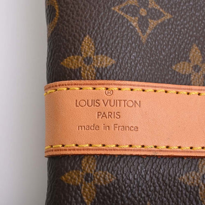 LOUIS VUITTON Monogram Keepall Bandouliere 55 Handbag Boston Bag M41414 Brown Women's