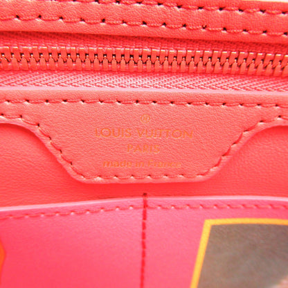 LOUIS VUITTON Boucher Neverfull MM Pink Brown Masters collection PVC coated canvas M43357