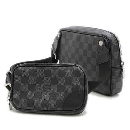 Louis Vuitton Damier Graphite Scott Messenger Shoulder Bag Men's N50018