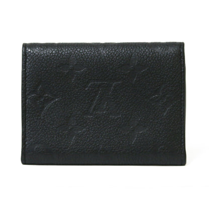 Louis Vuitton Card Case Monogram Amplant Initials Amberop Cult de Visit M58456 Black Ladies