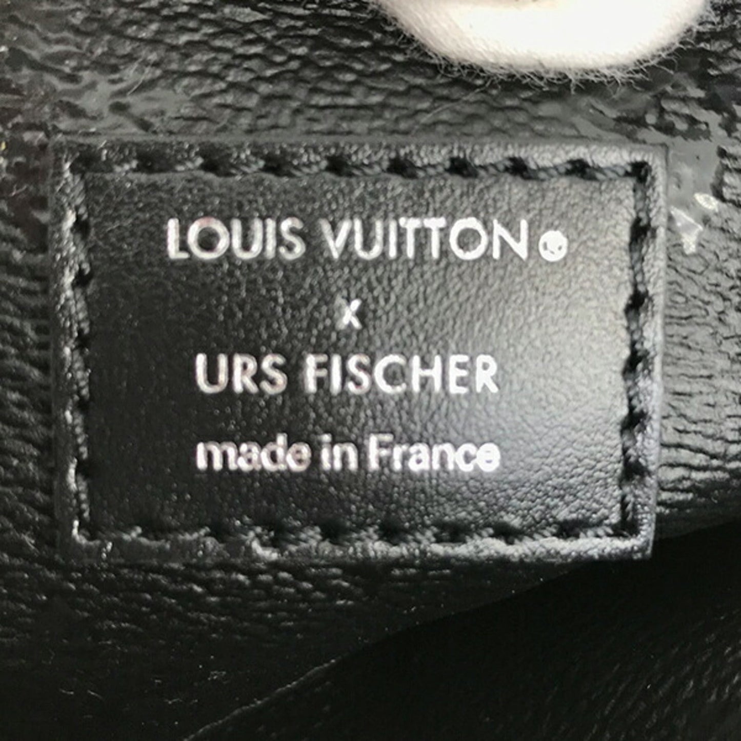 LOUIS VUITTON Mini Pochette Accessory Monogram Urus Fischer LV×UF White Black Women Men M45565