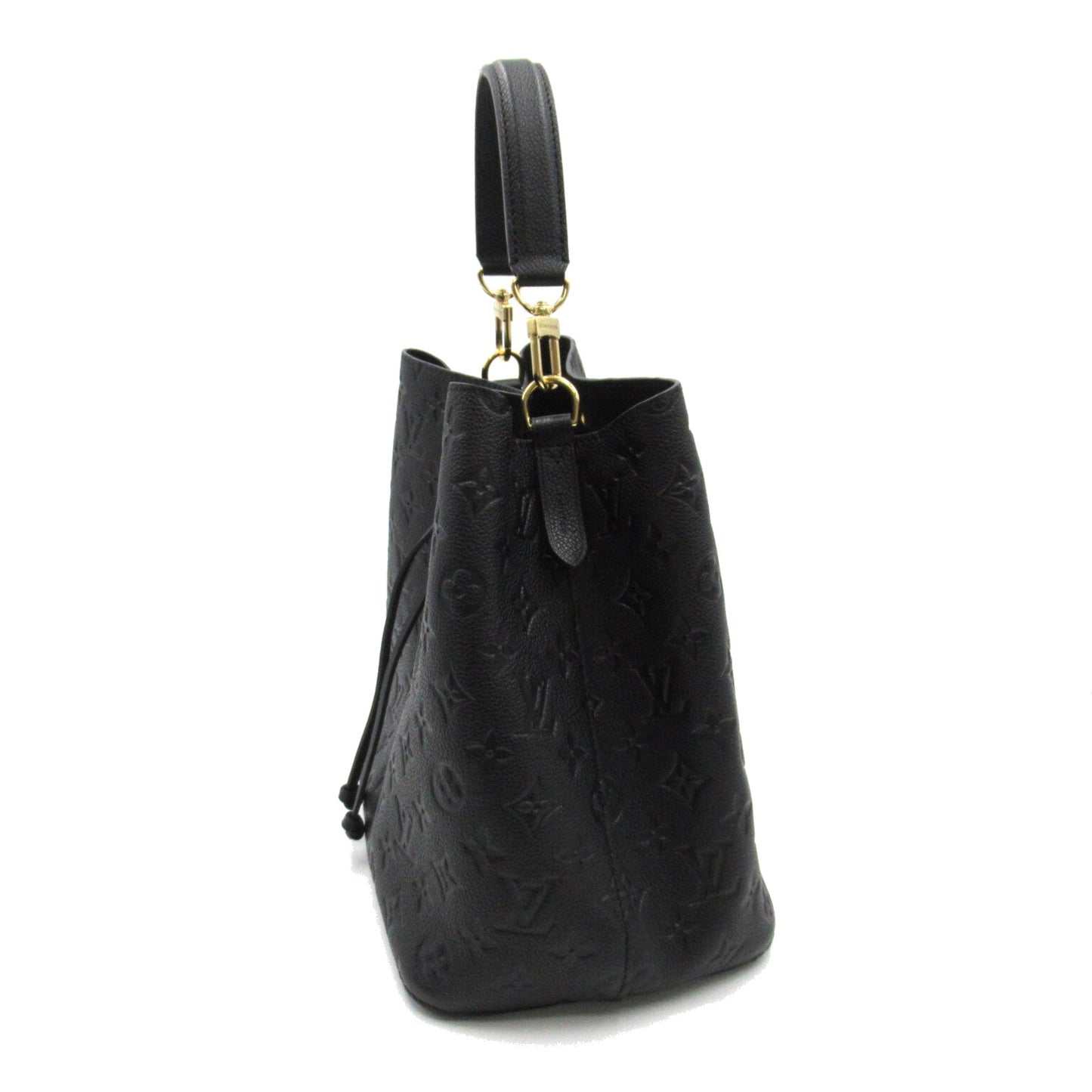 LOUIS VUITTON Neonoe Black Black Monogram empreinte leather M45256