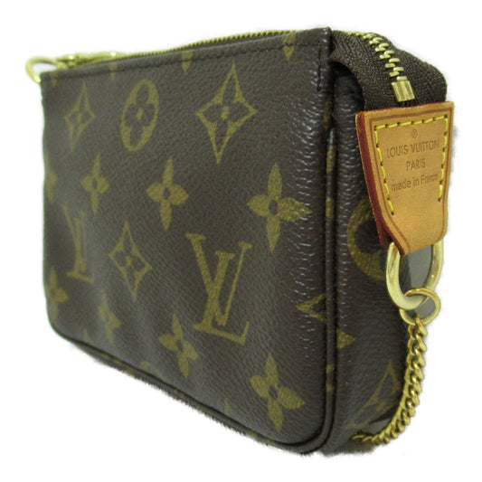 LOUIS VUITTON Mini Pochette Accessoires Brown Monogram PVC coated canvas M58009