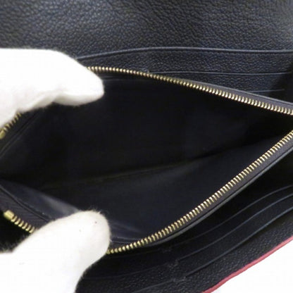 LOUIS VUITTON Monogram Implant Portefeuille Sarah M62125 Long Wallet Unisex