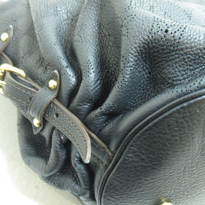 LOUIS VUITTON Mahina XL Black2wayShoulder Bag Black Black Mahina leather M95547