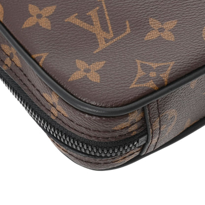 LOUIS VUITTON Monogram Solar Ray Utility Side Bag Brown M44477 Men's Canvas Waist