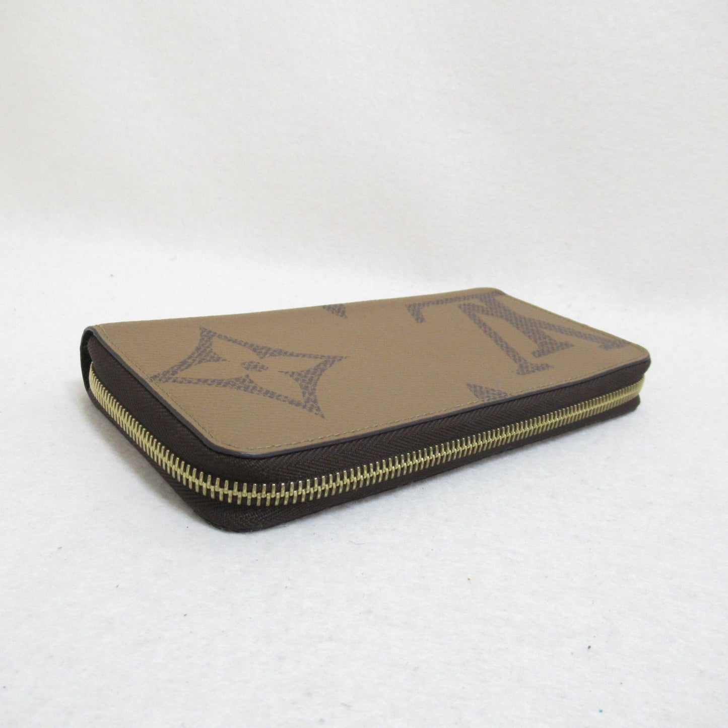 LOUIS VUITTON Zippy Wallet Round Long Wallet Brown Monogram / Giant PVC coated canvas M69353
