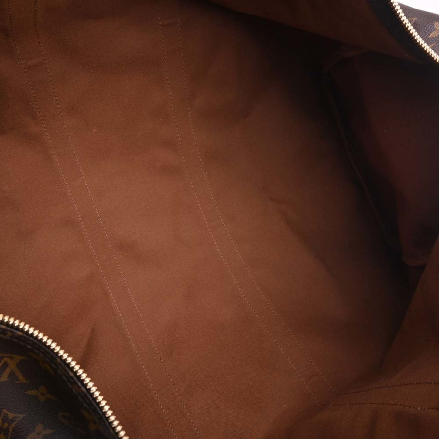 LOUIS VUITTON Monogram Keepall Bandouliere 55 Handbag Boston Bag M41414 Brown Women's