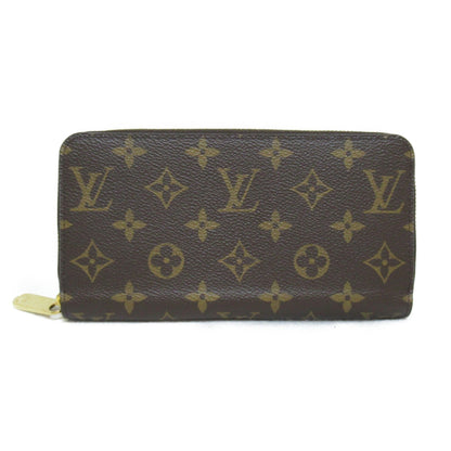 LOUIS VUITTON Zippy Wallet Round Long Wallet Brown Monogram PVC coated canvas M42616