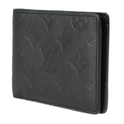 LOUIS VUITTON Portefeuille Multiple Bifold Wallet M62901 Monogram Shadow Noir Black