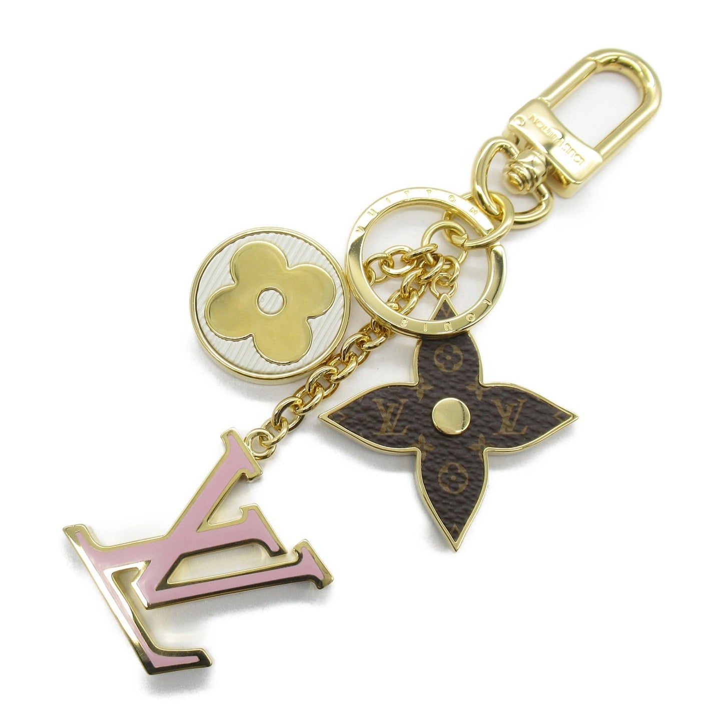 LOUIS VUITTON key ring Gold Gold Plated M69008