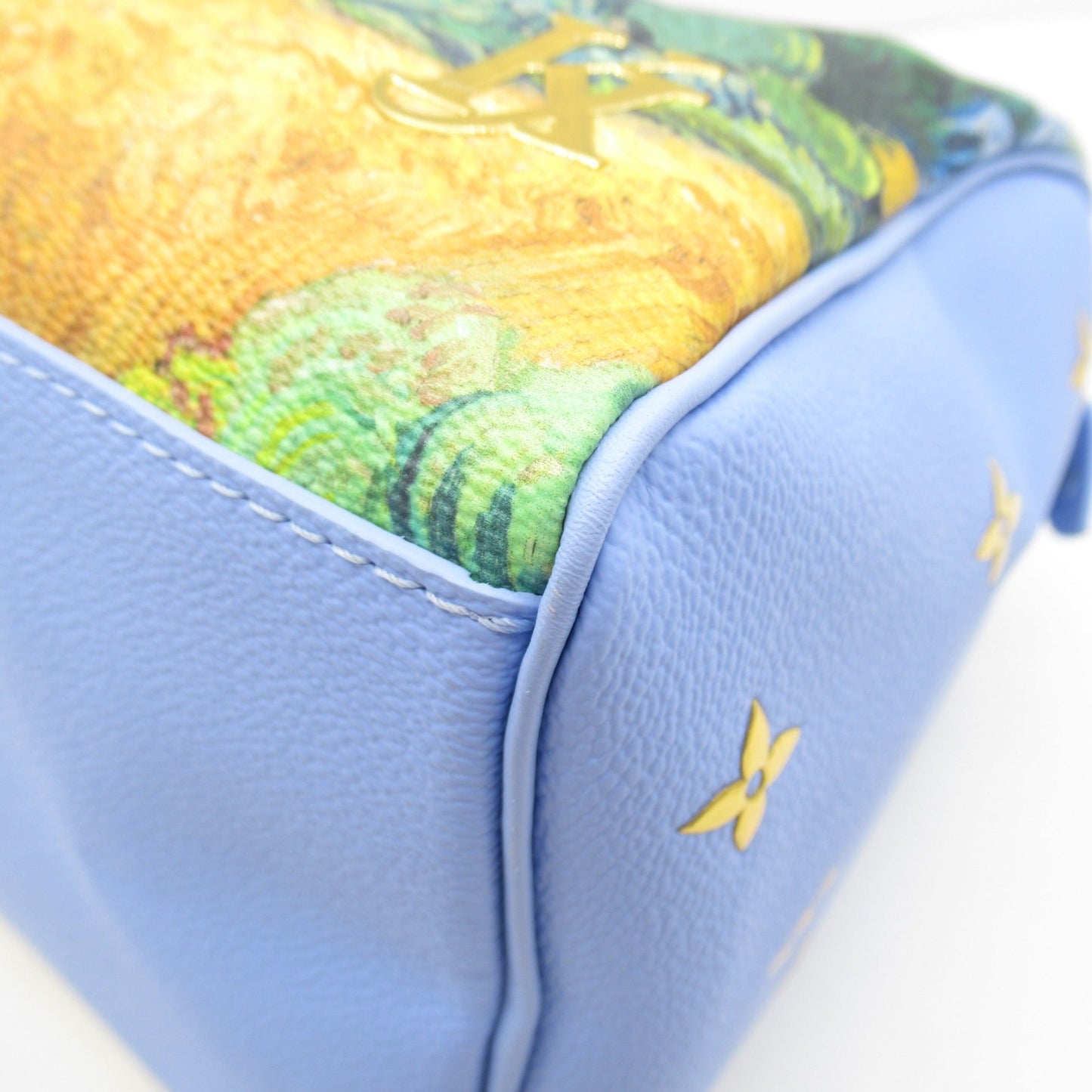 LOUIS VUITTON van gogh speedy 30 Blue PVC coated canvas Masters collection M43314