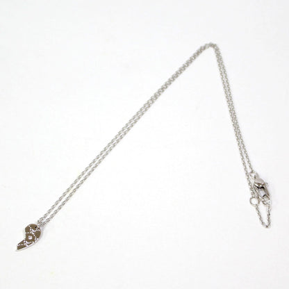 Gucci K18WG Necklace Diamond Icon 18K K18 White Gold Ladies
