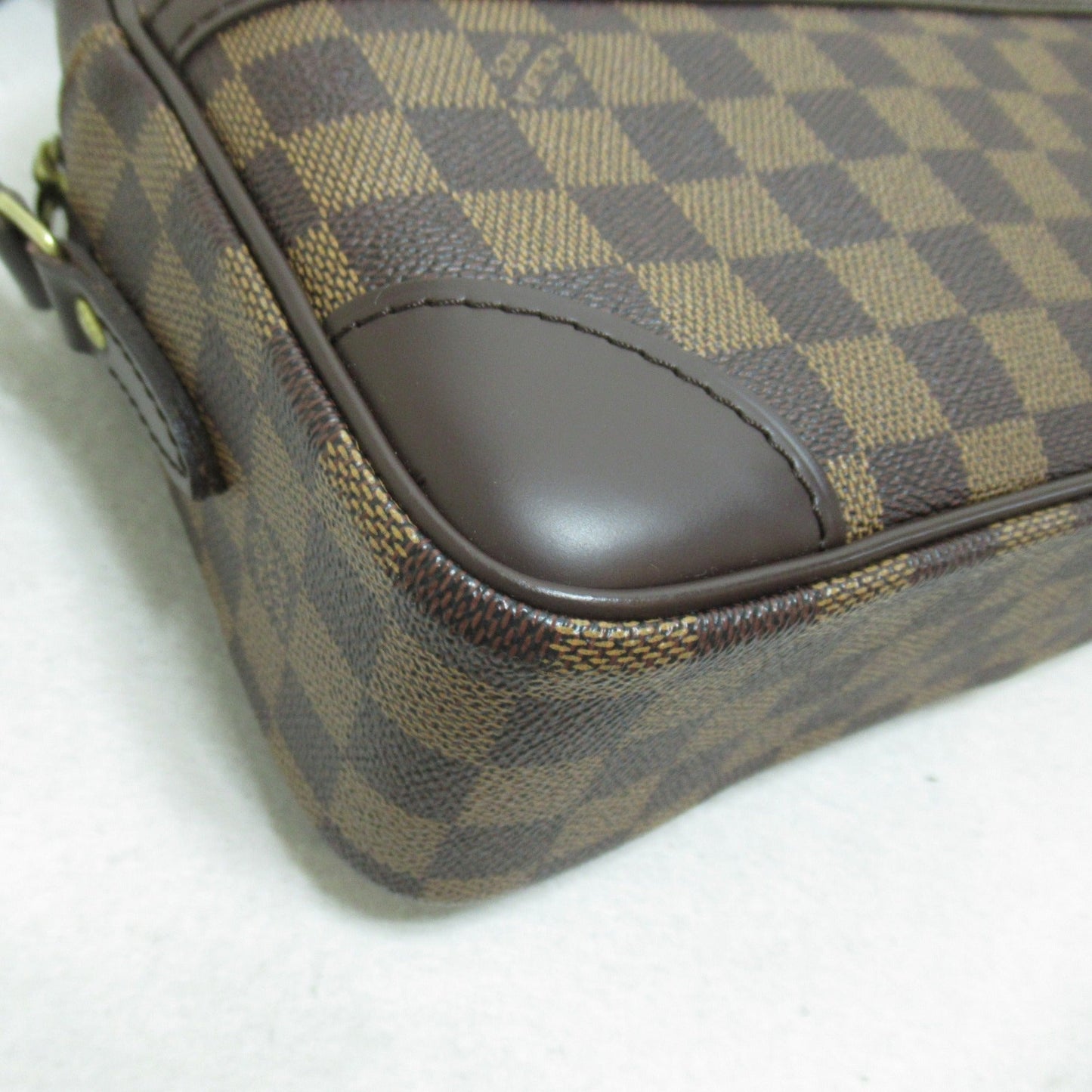 LOUIS VUITTON Trocadero 27 Brown Ebene Damier PVC coated canvas N48085