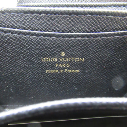 LOUIS VUITTON Zippy coin purse Black Black leather Game on M80305