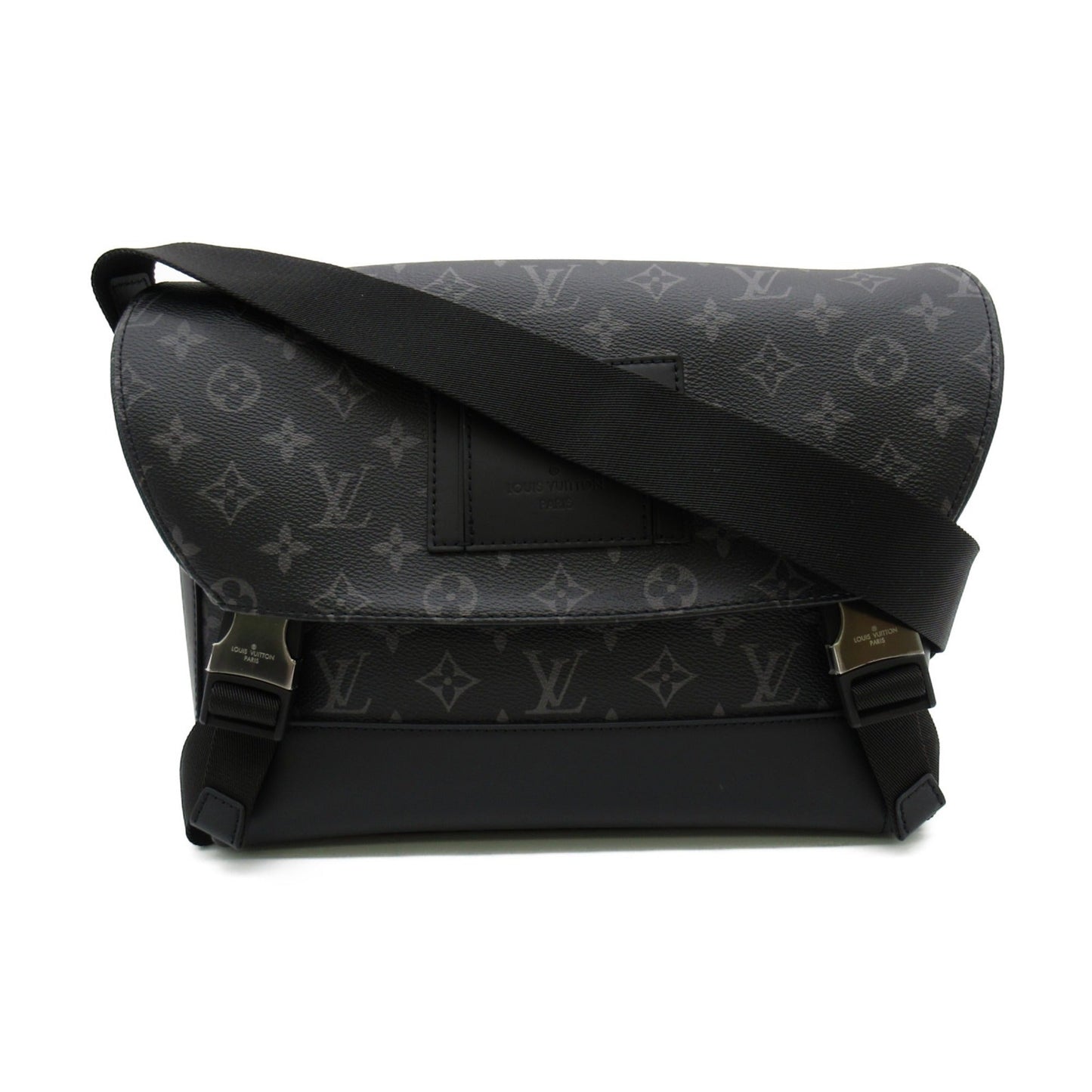 LOUIS VUITTON Messenger voyage PM Black PVC coated canvas M40511