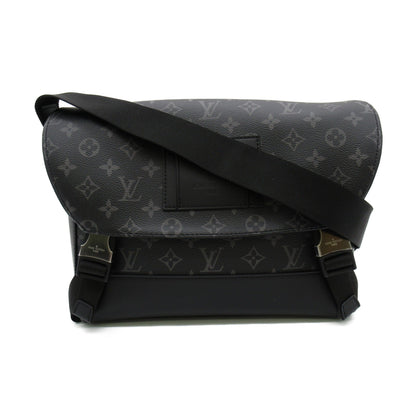 LOUIS VUITTON Messenger voyage PM Black PVC coated canvas M40511