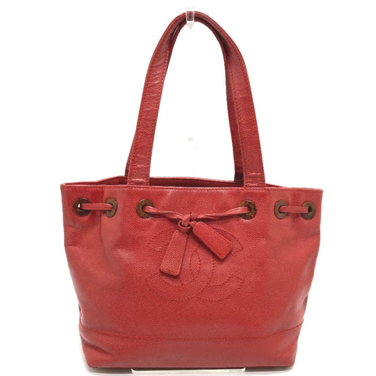 Chanel CC Mark bag   Tote Bag Red