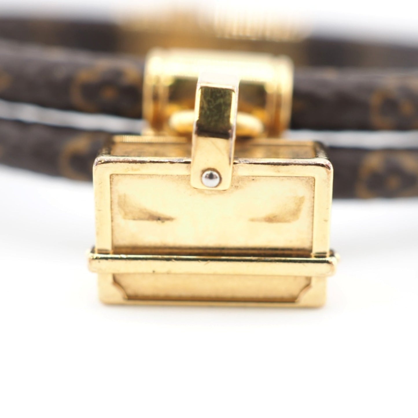 LOUIS VUITTON M6640F Bracelet Keep It Twice Monogram Brown Women's