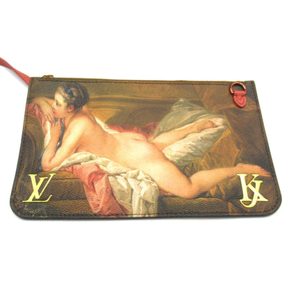 LOUIS VUITTON BOUCHER Neverfull MM Pink Beige Poppy petal Masters collection PVC coated canvas M43357