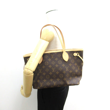 LOUIS VUITTON Never full PM Brown Fuchsia Monogram PVC coated canvas M41245