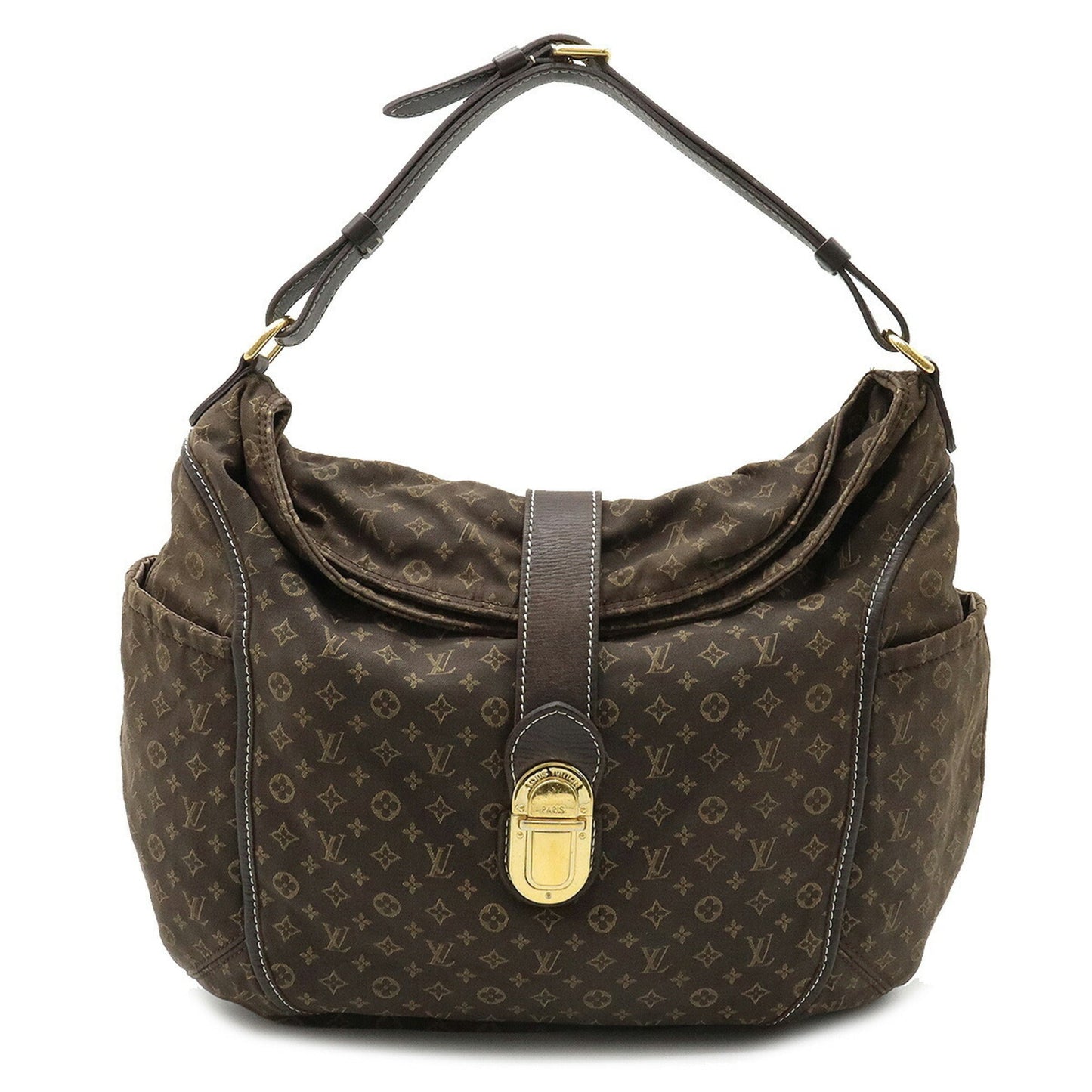 LOUIS VUITTON Monogram Ideal Romance Shoulder Bag Fuzan Brown M56699