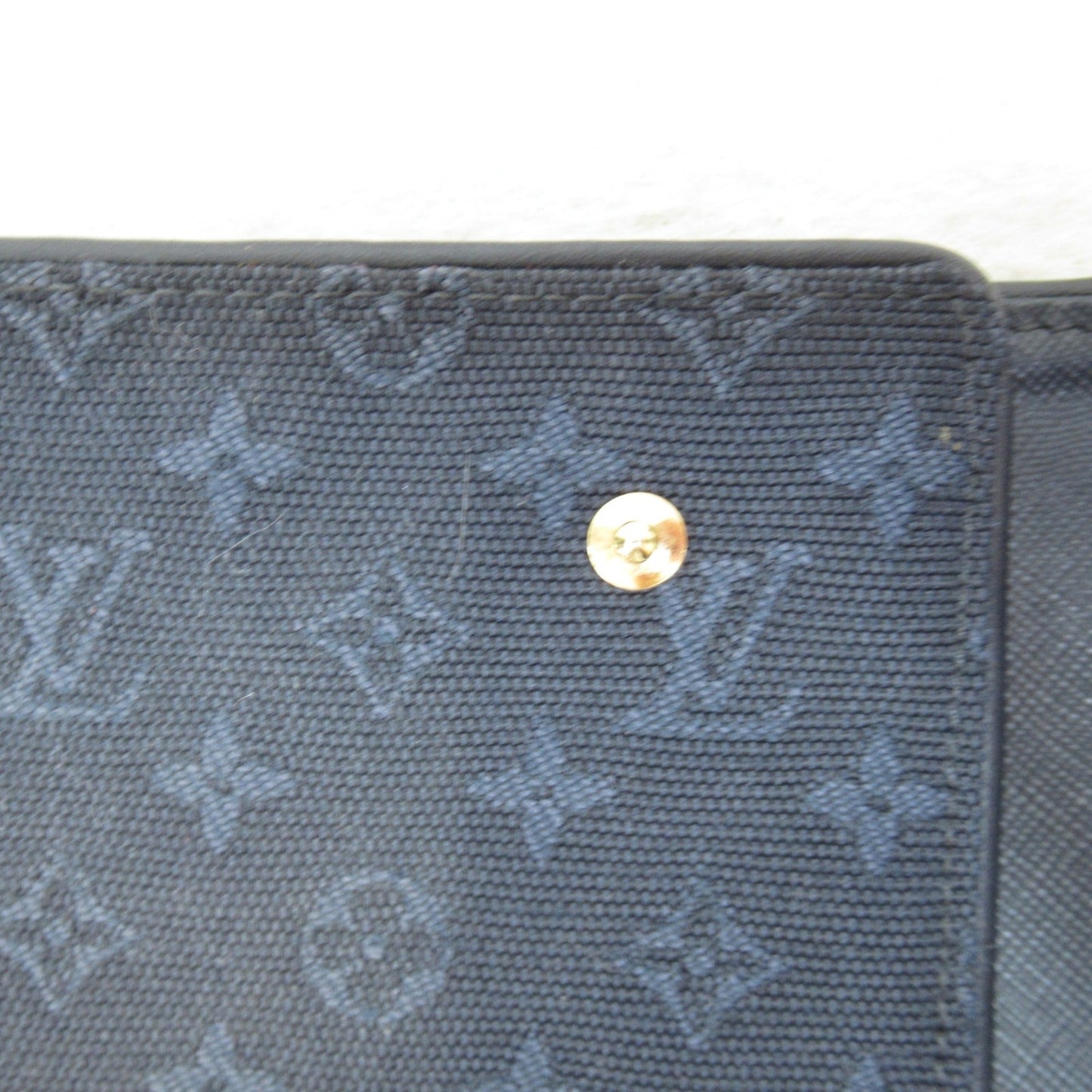 LOUIS VUITTON Porto Bier Carte Credit Monet Trifold Wallet Blue TST blue Monogram mini canvas M92439