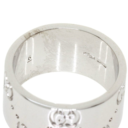 Gucci Icon # 6 Ring / K18 White Gold Ladies GUCCI