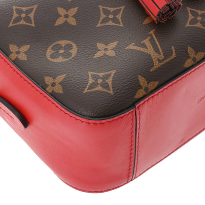 LOUIS VUITTON Monogram Santonju Coquelicot M43556 Ladies Canvas Shoulder Bag
