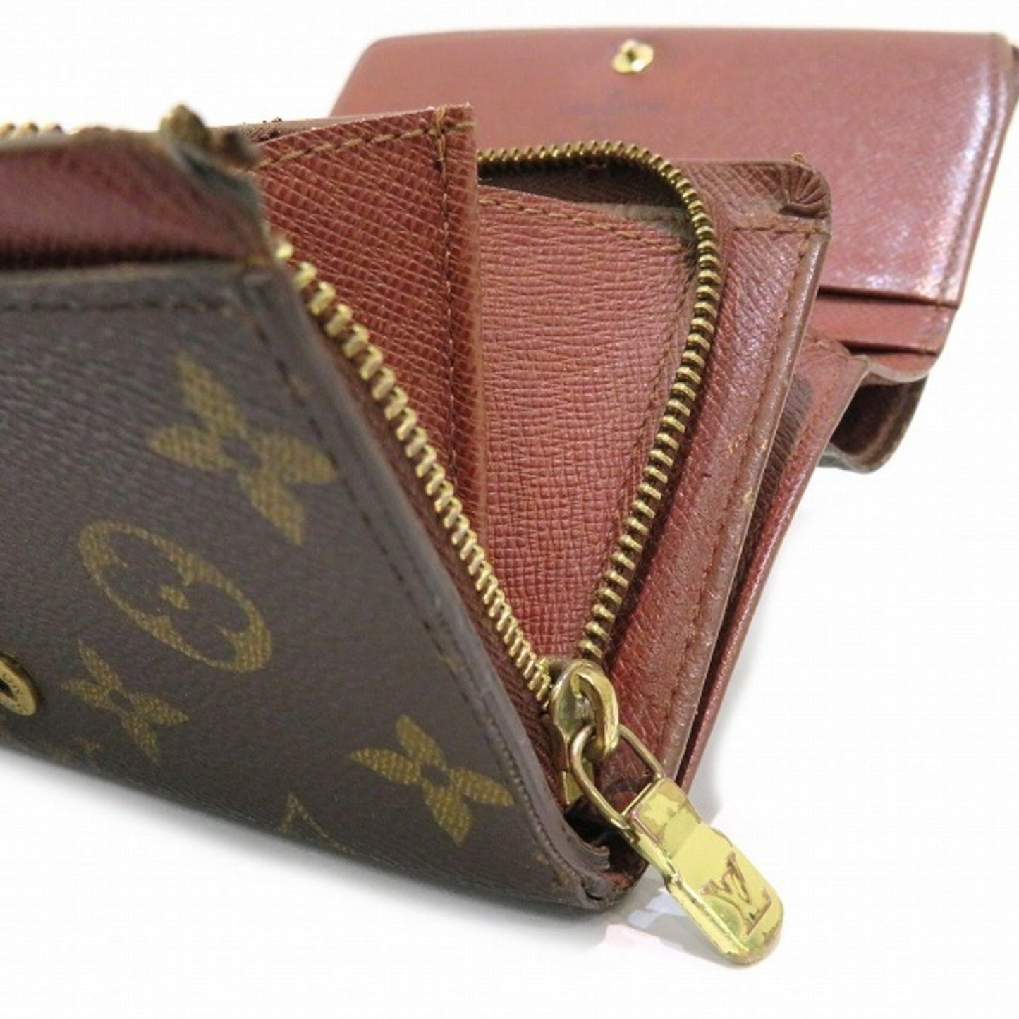 LOUIS VUITTON Monogram Portomonevier Tresor M61730 Bifold Wallet Unisex