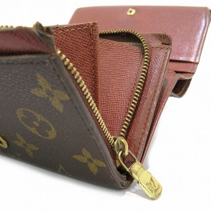 LOUIS VUITTON Monogram Portomonevier Tresor M61730 Bifold Wallet Unisex