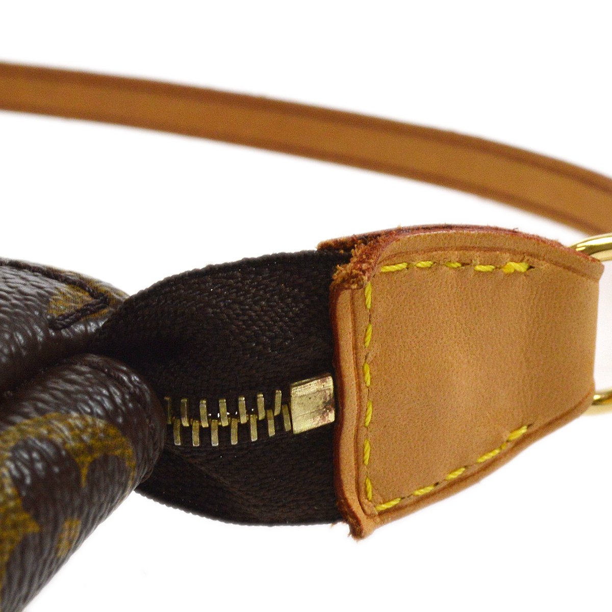 LOUIS VUITTON★ 2006 POCHETTE ACCESSOIRES HAND BAG MONOGRAM PERFO M95183 70223