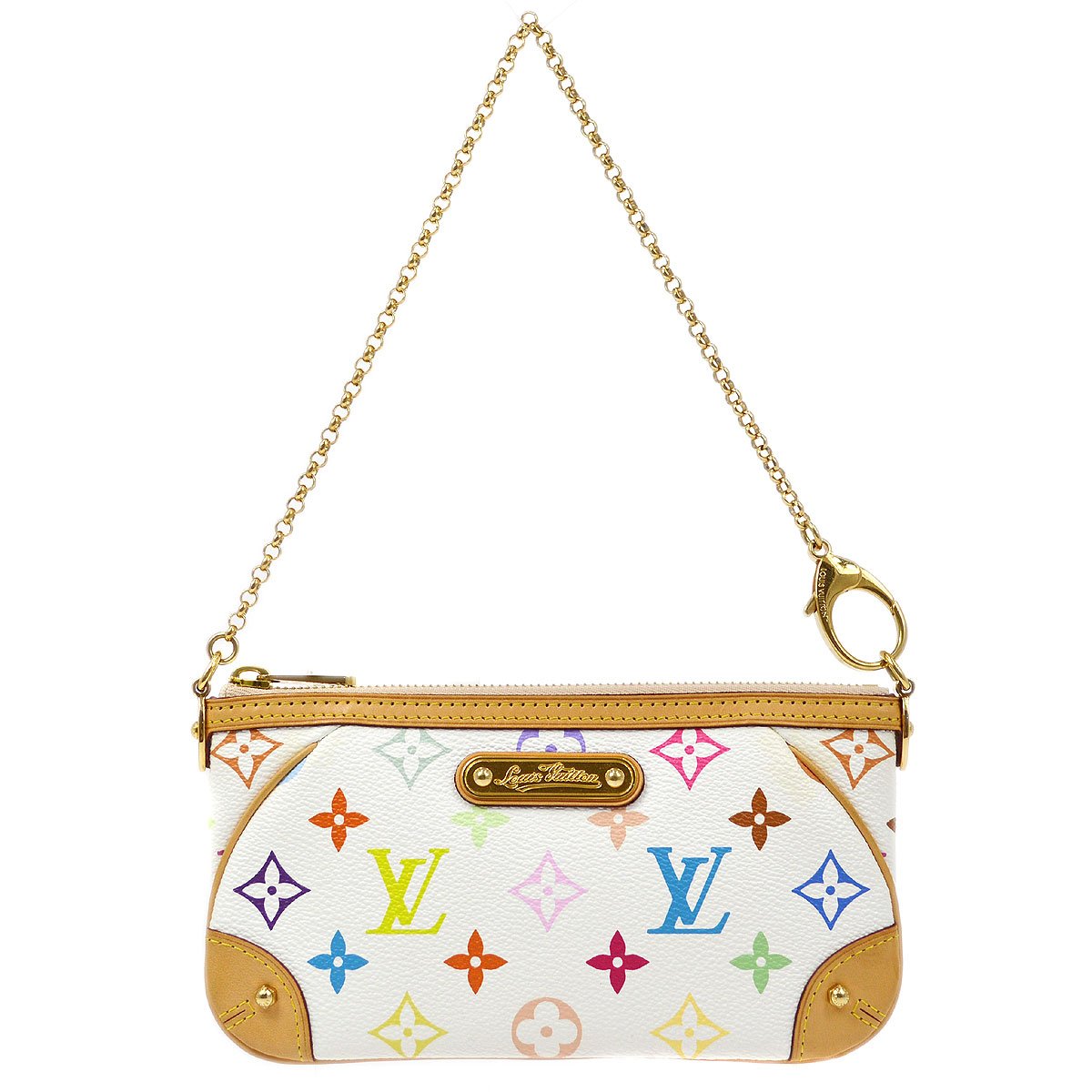 LOUIS VUITTON★ POCHETTE MILLA MM MONOGRAM MULTICOLOR M60096 81097
